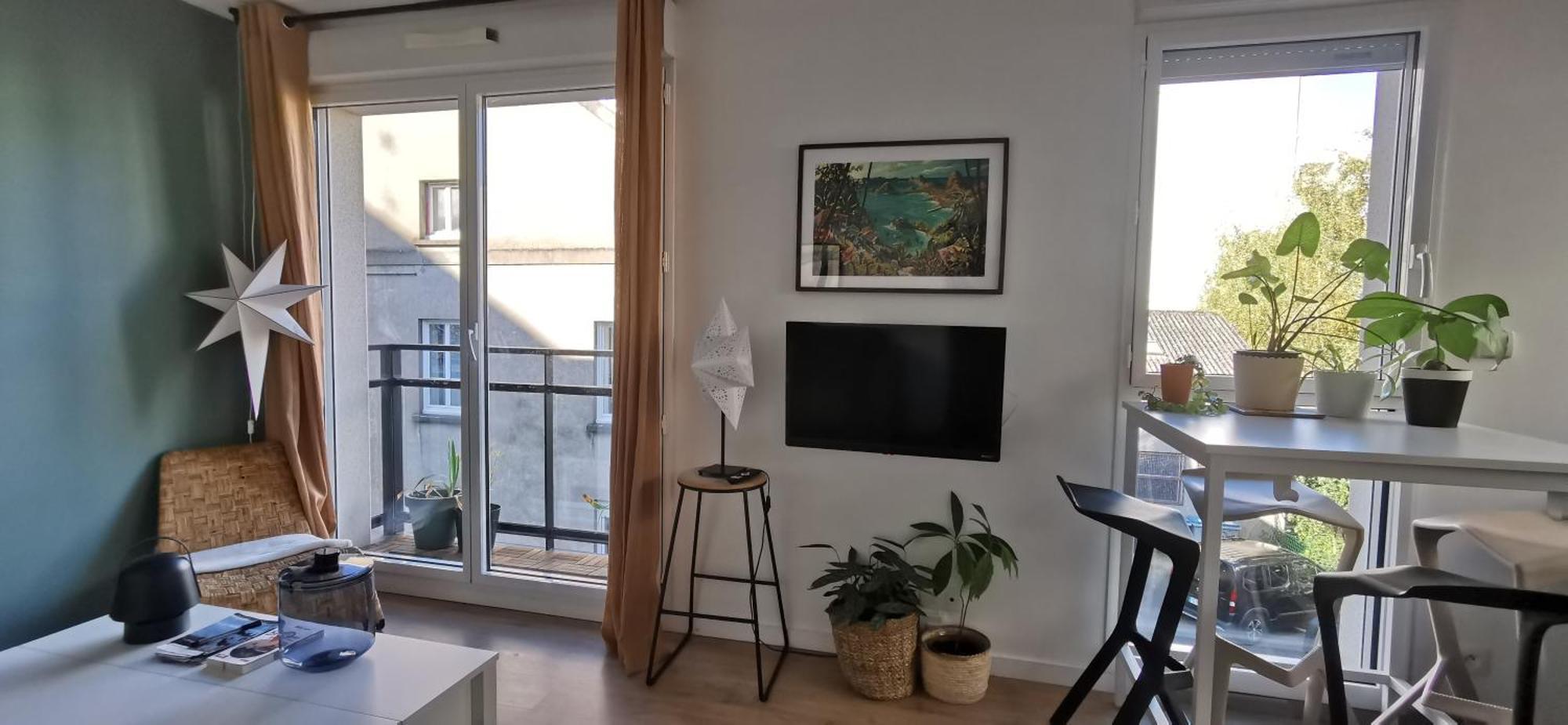 Appart T2 L'Ile De Nantes Avec Parking Prive מראה חיצוני תמונה